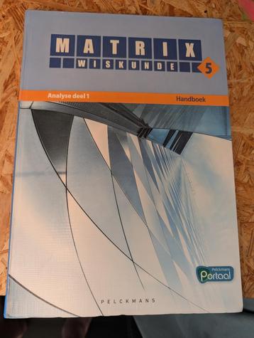 Matrix wiskunde 5 analyse deel 1 Pelckmans beschikbaar voor biedingen