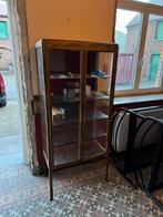 Vitrine ancienne métallique Art déco – Établissements Annoye, Enlèvement, Comme neuf, Verre