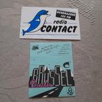2 stickers Radio Contact en Studio Brussel ( lot 10), Enlèvement ou Envoi