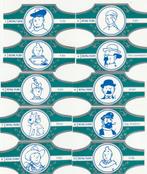 serie sigarenbanden (10) stripfiguren Kuifje volledig #4, Verzenden, Kuifje, Gebruikt, Overige typen