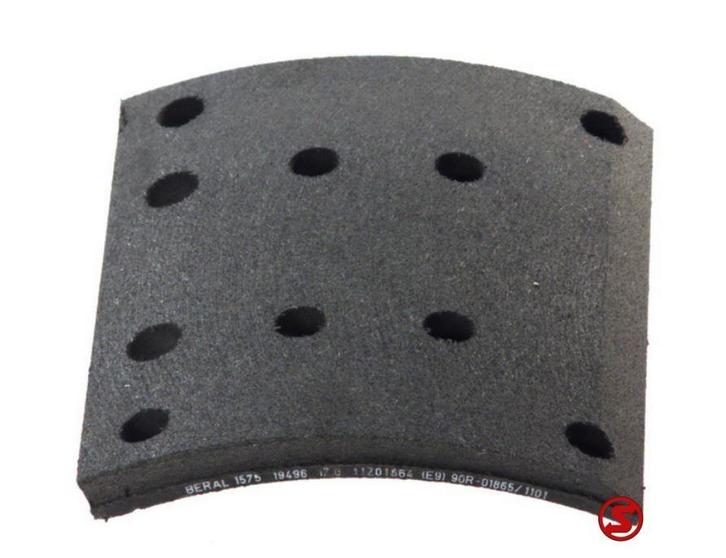 Set rembeleg / remschoenen Mercedes / Man 220mm, Auto-onderdelen, Vrachtwagen-onderdelen, Mercedes-Benz, Remmen en Aandrijving