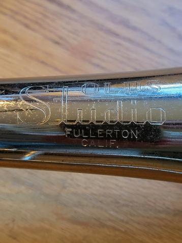 Olds Studio tenor trombone uit 1969, nikkel  beschikbaar voor biedingen