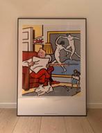 ‘Tintin Reading’ Roy Lichtenstein (1994) Originele print!, Antiquités & Art, Enlèvement ou Envoi