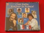 2 CD / COFFRET : * CIAO ITALIA ,* BONJOUR LA FRANCE ! *, Ophalen of Verzenden, Gebruikt, Boxset