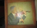 Peinture « Autoportrait au violon », Enlèvement ou Envoi