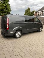 Transit custom limited L2 H1 dubbele cabine 2.800 trekvermo, Auto's, Bestelwagens en Lichte vracht, Voorwielaandrijving, Stof