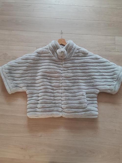 Faux Fur Antonio Cavosi Italy maat M, Kleding | Dames, Jassen | Winter, Zo goed als nieuw, Maat 38/40 (M), Wit, Ophalen of Verzenden