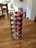 Vase rouge bordeaux et naturel, Ophalen