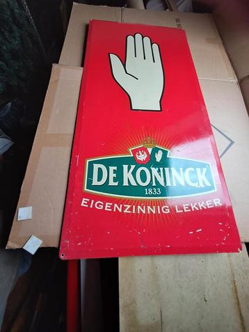 Reclamebord De Koninck beschikbaar voor biedingen