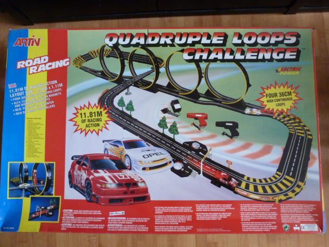 Artin racebaan quadruple loops challenge 11,81 meter, Enfants & Bébés, Jouets | Circuits, Circuit, Électrique, Avec looping, Enlèvement