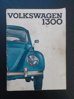 VW COX KEVER 1965 Livret 1300, Auto diversen, Handleidingen en Instructieboekjes, Ophalen of Verzenden