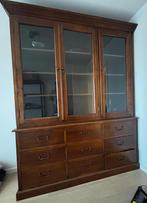 Mooie eiken vitrinekast van Flamant, Huis en Inrichting, Ophalen, Zo goed als nieuw, Eikenhout