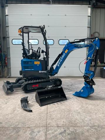 Minipelle Rippa 1.8t PRO moteur kubota - Neuf, Enlèvement