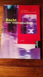 Recht voor verpleegkundigen, Boeken, Studieboeken en Cursussen, Ophalen of Verzenden, Zo goed als nieuw