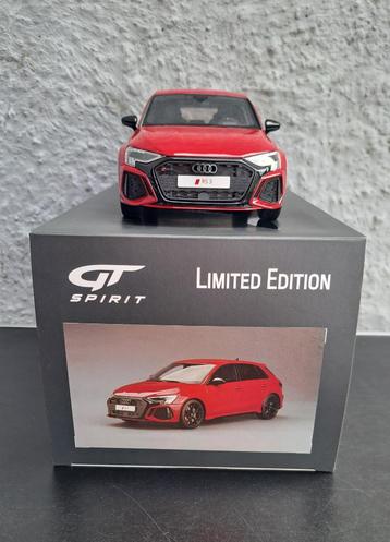 AUDI A3 RS3 SPORTBACK 2021 1:18ème GT SPIRIT  beschikbaar voor biedingen