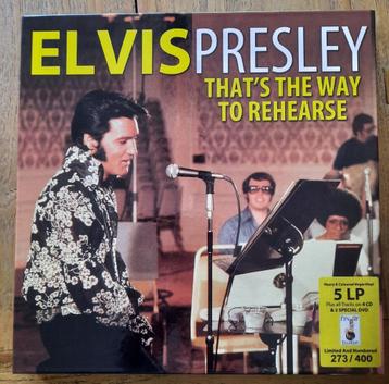 Elvis Presley - That´s the way to rehearse 5 lp - Colour beschikbaar voor biedingen