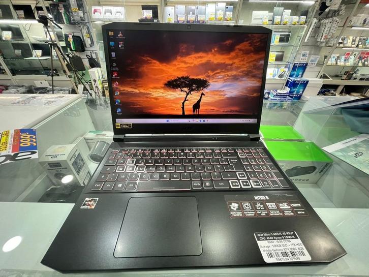 Acer Nitro 5 Ryzen 9 RTX 3080 8 GB vram gaming-laptop, Computers en Software, Laptopstandaarden, Zo goed als nieuw, Ophalen of Verzenden