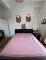 King size Bed IKEA with storage, Huis en Inrichting, Slaapkamer | Bedden, Ophalen, Gebruikt, Zwart, Tweepersoons