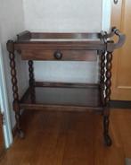 Vintage roltafel, Ophalen, Gebruikt, 55 tot 75 cm, 60 cm of meer