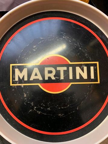 Martini dienblad in plastic uit de jaren 70 