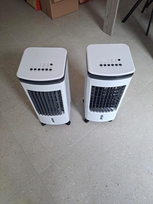 2 aircoolers met wieltjes, Elektronische apparatuur, Airco's, Zo goed als nieuw, Ophalen of Verzenden