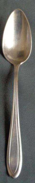KELTUM P2 verzilverde puddinglepel 16cm kinderlepel silver p, Gebruikt, Ophalen of Verzenden