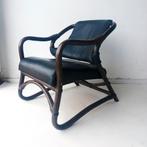 Vintage Esprit fauteuil, Ophalen, Gebruikt, Leer