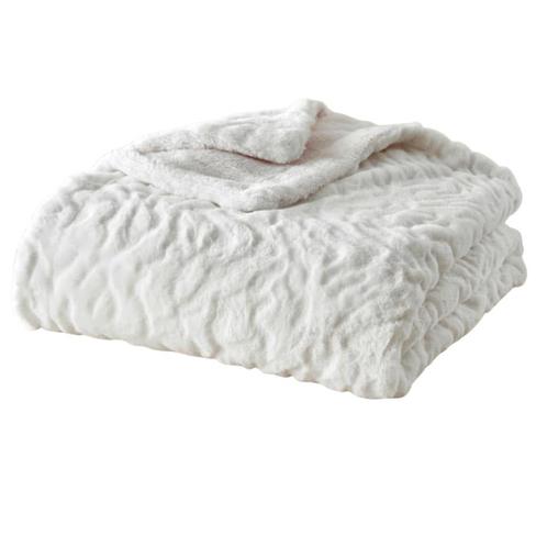 Plaids Cocooning Ours polaire blanc plaid/fleece deken NIEUW, Huis en Inrichting, Woonaccessoires | Plaids en Woondekens, Nieuw