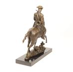 Belle statue en bronze massif de Louis XV à cheval, Antiquités & Art, Envoi, Bronze