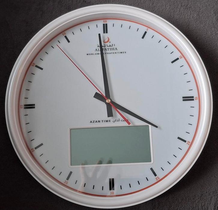Azan clock, Huis en Inrichting, Woonaccessoires | Klokken, Nieuw, Wandklok, Digitaal, Ophalen of Verzenden