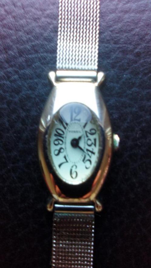 Dameshorloge Fossil nieuw, Handtassen en Accessoires, Horloges | Dames, Nieuw, Polshorloge, Fossil, Staal, Staal, Ophalen of Verzenden