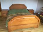 Slaapkamer vintage. 2-persoons geheel intact, vol hout, Huis en Inrichting, Slaapkamer | Complete slaapkamers, Gebruikt, Ophalen