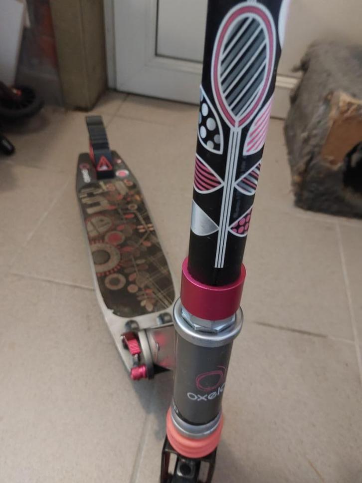 Oxello step - kleur grijs, Fietsen en Brommers, Steps, Gebruikt, Gewone step, Ophalen