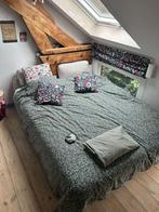 IKEA comfortabel bed (en bed) 2m x 0,95m diep x 0,8m hoog, Grijs, 90 cm, Zo goed als nieuw, Twijfelaar