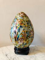 Grand œuf "cent oiseaux".....émail cloisonné., Ophalen