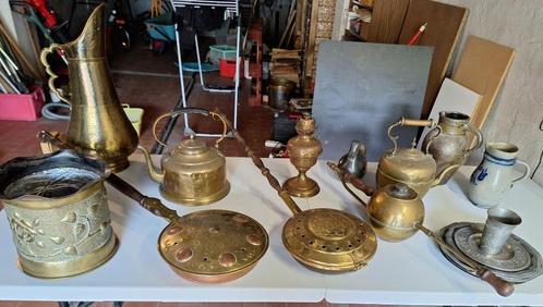 lot pour brocante d'objets cuivre, Antiquités & Art, Antiquités | Bronze & Cuivre, Cuivre, Enlèvement