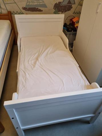 Ikea Meegroeibed, wit, 80x200 cm + + lattenbodem + matras, Kinderen en Baby's, Kinderkamer | Bedden, Ophalen, Gebruikt, 70 tot 85 cm