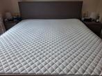 Boxspring te koop., Ophalen, Gebruikt, Bruin, Tweepersoons