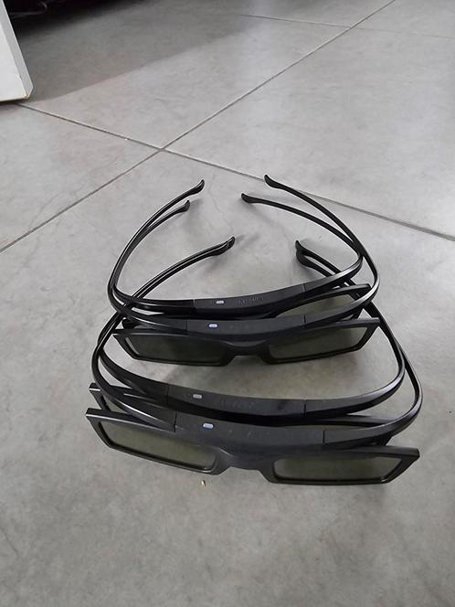 4 paires de lunettes 3D Samsung ssg-5100gb, Audio, Tv en Foto, Televisie-accessoires, Zo goed als nieuw, Ophalen of Verzenden