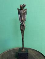 Groot Abstract bronzen beeld Koppel, Antiek en Kunst, Ophalen, Brons