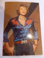 Johnny Halliday  dédicace sur carte postale 70', CD & DVD, Enlèvement ou Envoi, Utilisé, Rock and Roll