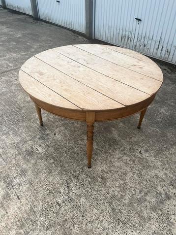 Ronde tafel massief-patina-antiek, Enlèvement