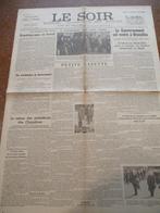 Originele krant: Le soir  10 september 1944., Ophalen of Verzenden