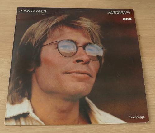 LP  John Denver ‎– Autograph, Cd's en Dvd's, Vinyl | Pop, Zo goed als nieuw, 12 inch, Ophalen of Verzenden