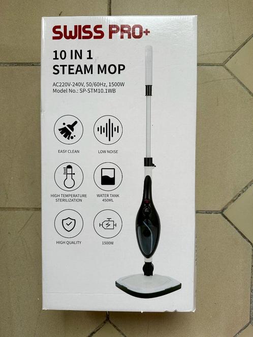 Swiss Pro+ 10 in 1 Stoommop, Elektronische apparatuur, Stoomapparaten, Nieuw, Stoomreiniger, Ophalen