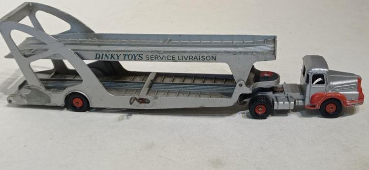 DINKY TOYS FRANKRIJK UNIEK AUTOVERVOER REF 39A, Hobby en Vrije tijd, Modelauto's | 1:43, Gebruikt, Bus of Vrachtwagen, Dinky Toys