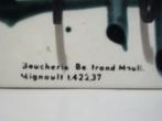Wandtegel Sleutelhanger Boucherie Bertrand Mignault, Ophalen of Verzenden, Zo goed als nieuw, Overige materialen, Wandkapstok