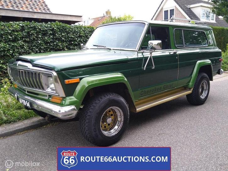 Jeep Cherokee Chief | 1977 | Route 66 Auctions, Autos, Oldtimers & Ancêtres, Entreprise, Achat, Jeep, Essence, Autre carrosserie
