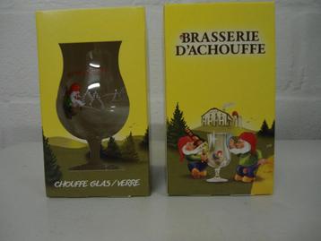 d'achouffe, la chouffe bierglazen 33cl + proefglaasjes nieuw, Ophalen of Verzenden, Nieuw, Glas of Glazen