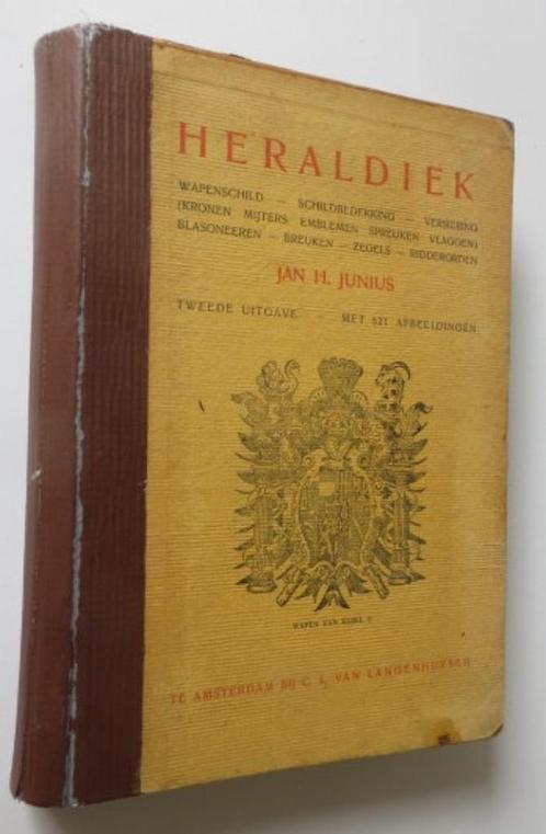 heraldiek boeken, Antiek en Kunst, Antiek | Boeken en Manuscripten, Ophalen of Verzenden